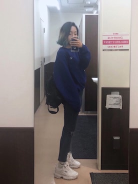 「ストリート女子」｜「アイテム（その他）」を使った、chihiroさん（レディース・161cm）の秋コーディネート