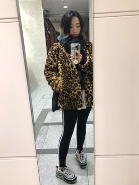 「airmax」｜「アイテム（その他）」を使った、chihiroさん（レディース・161cm）の冬コーディネート