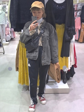「アイテム（ピアス（両耳用））」を使った、saayaさん（レディース・154cm・20代）の春コーディネート