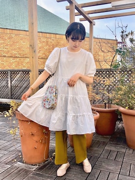 「Casselini（キャセリーニ）のアイテム」を使った、merry jenny 原宿店さん（レディース・163cm）の春コーディネート