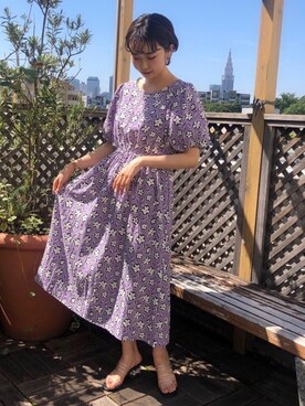 「原宿」｜「アイテム（サンダル）」を使った、merry jenny 原宿店さん（レディース・162cm）の夏コーディネート
