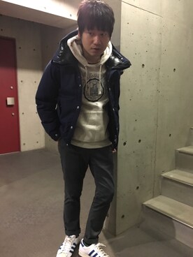 ヤチュンさん(メンズ・168cm)の冬コーディネート