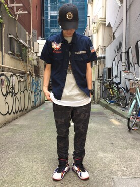 りいちさん（メンズ・168cm）の夏コーディネート