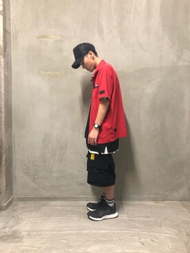 「AVIREX（アヴィレックス）のアイテム（腕時計）」を使った、りいちさん（メンズ・168cm）の夏コーディネート