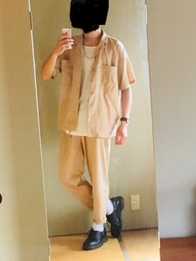 「aveil（アベイル）のアイテム（パンツ）」を使った、KENさん（メンズ・176cm）の夏コーディネート