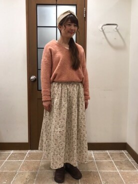 satomiさん（レディース・152cm）の冬コーディネート