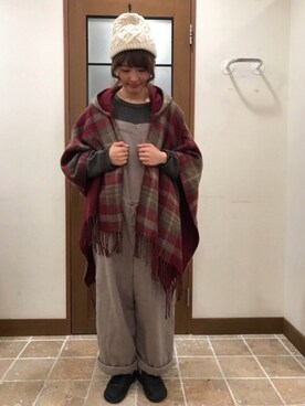 satomiさん（レディース・152cm）の冬コーディネート