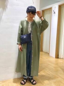 「平成最後のWEARISTAセンバツ」｜「アイテム（サンダル）」を使った、satomiさん（レディース・152cm）の春コーディネート