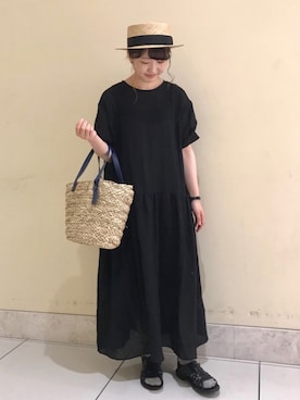 ローウエスト切替ワンピースを使った人気ファッションコーディネート Wear ローウエスト切替ワンピースを使った人気ファッションコーディネート Wear