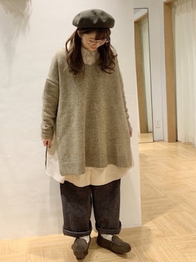 satomiさん（レディース・152cm）の冬コーディネート