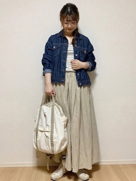 satomiさん（レディース・152cm）の春コーディネート