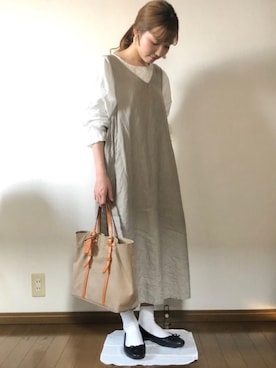 satomiさん（レディース・152cm）の春コーディネート
