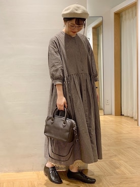 「TSUHARU by Samansa Mos2（ツハルバイサマンサモスモス）のアイテム（帽子）」を使った、satomiさん（レディース・152cm）の夏コーディネート