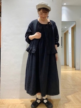 「TSUHARU by Samansa Mos2（ツハルバイサマンサモスモス）のアイテム（帽子）」を使った、satomiさん（レディース・152cm）の夏コーディネート