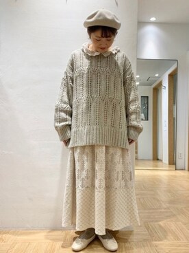 「TSUHARU by Samansa Mos2（ツハルバイサマンサモスモス）のアイテム（帽子）」を使った、satomiさん（レディース・152cm）の秋コーディネート