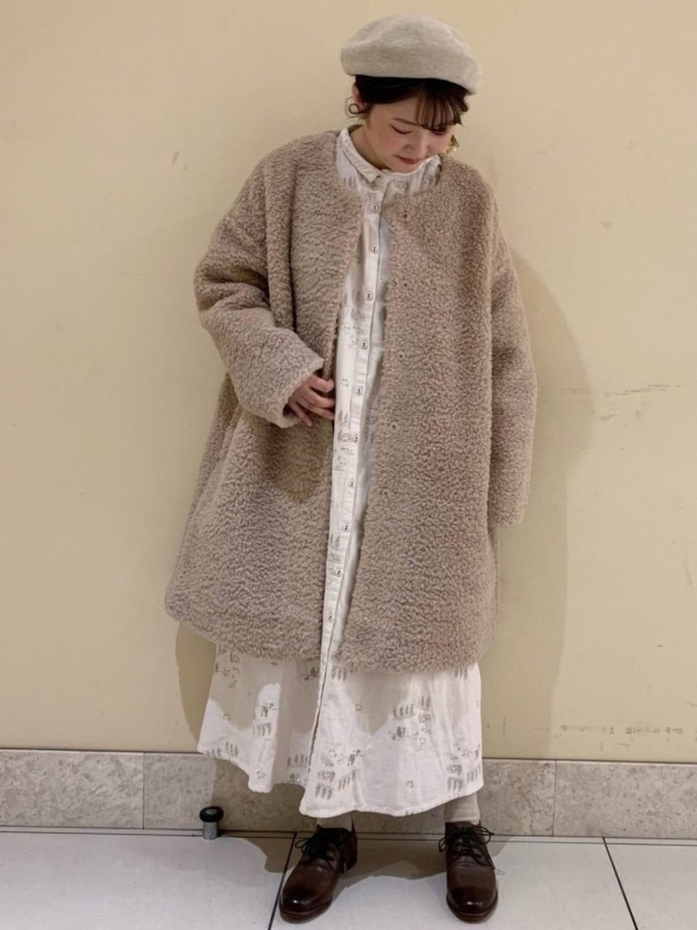 TSUHARU by Samansa Mos2 ＊ ウール混ボアコート 20201210063421067_1000.jpg