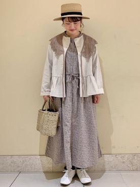 satomiさん（レディース・152cm）の春コーディネート