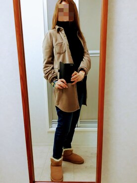 「BEARPAW（ベアパウ）のアイテム」を使った、ribenjicyanさん（レディース・156cm）の春コーディネート