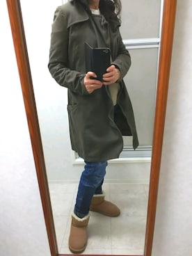 「BEARPAW（ベアパウ）のアイテム」を使った、ribenjicyanさん（レディース・156cm）の春コーディネート