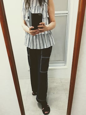 「JUNKO SHIMADA（ジュンコシマダ）のアイテム」を使った、ribenjicyanさん（レディース・157cm）の夏コーディネート