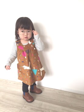 as.maaaさん（キッズ・80cm）の春コーディネート