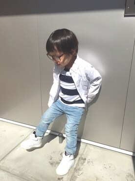 as.maaaさん（キッズ・90cm）の春コーディネート