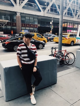 「wesc（ウィーエスシー）のアイテム」を使った、waanさん（レディース・157cm）の夏コーディネート