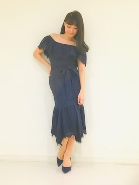 「DRWCYS（ドロシーズ）のアイテム（パンプス）」を使った、はらだゆかさん（レディース・160cm）の冬コーディネート