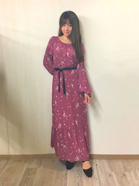 「DRWCYS（ドロシーズ）のアイテム（パンプス）」を使った、はらだゆかさん（レディース・160cm）の秋コーディネート
