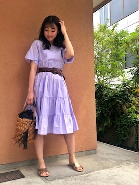 はらだゆかさん（レディース・160cm）の夏コーディネート