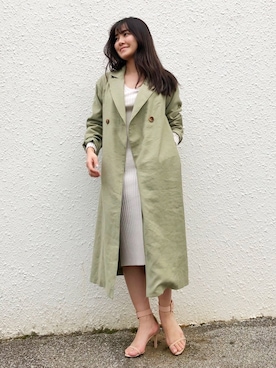 「DRWCYS（ドロシーズ）のアイテム（その他アウター）」を使った、はらだゆかさん（レディース・160cm）の冬コーディネート
