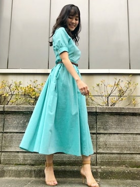 「DRWCYS（ドロシーズ）のアイテム」を使った、はらだゆかさん（レディース・160cm）の冬コーディネート