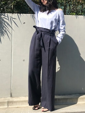 「DRWCYS（ドロシーズ）のアイテム」を使った、はらだゆかさん（レディース・160cm）の春コーディネート