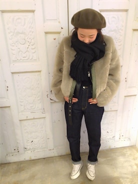 ともちんさん（レディース・156cm）の冬コーディネート