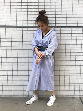 「WEGO（ウィゴー）のアイテム（ワンピース）」を使った、ともちんさん（レディース・156cm）の春コーディネート