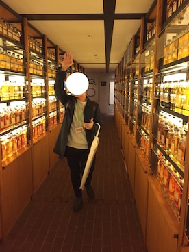 「ASPESI（アスペジ）のアイテム（ステンカラーコート）」を使った、ウェア次郎さん（メンズ・172cm）の秋コーディネート