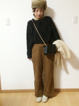 ayumiさん（レディース・154cm）の冬コーディネート