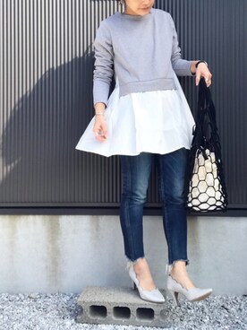 ayumiさん（レディース・154cm）の春コーディネート