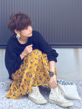 ayumiさん（レディース・154cm）の春コーディネート