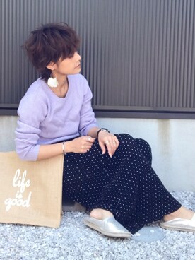 ayumiさん（レディース・154cm）の春コーディネート