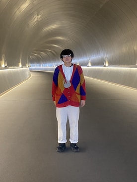 「O（オー）のアイテム（パンツ）」を使った、1nichi1zenさん（メンズ・175cm）の冬コーディネート