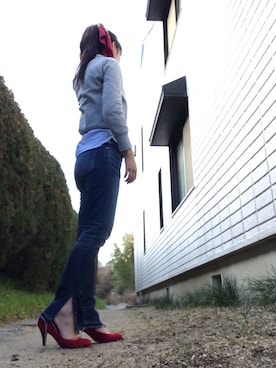 「URVIN（アービン）のアイテム」を使った、mayusonさん（レディース・162cm）の冬コーディネート