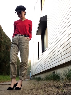 「JAPAN BLUE JEANS」｜mayusonさん（レディース・162cm）の冬コーディネート