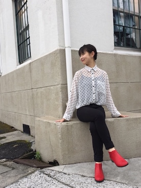 「URVIN（アービン）のアイテム」を使った、mayusonさん（レディース・162cm）の夏コーディネート