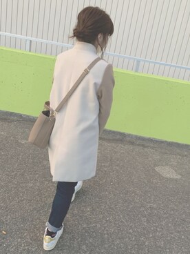 「topic luxe（トピックラックス）のアイテム」を使った、naoさん（レディース・154cm）の冬コーディネート