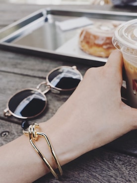 「ブレスレット」｜岩谷 英里子さん（レディース・169cm）の夏コーディネート