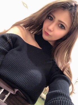 「アシメニット」｜mikikoさん（レディース・148cm）の冬コーディネート