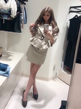 「LIPSERVICE（リップサービス）のアイテム（その他アウター）」を使った、mikikoさん（レディース・148cm）の夏コーディネート