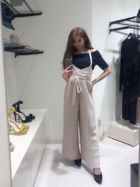 「リップサービス」｜mikikoさん（レディース・148cm）の春コーディネート