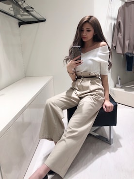 「リップサービス」｜mikikoさん（レディース・148cm）の春コーディネート